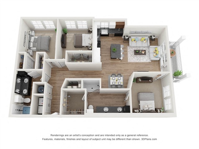 The Gandy Dancer floor plan