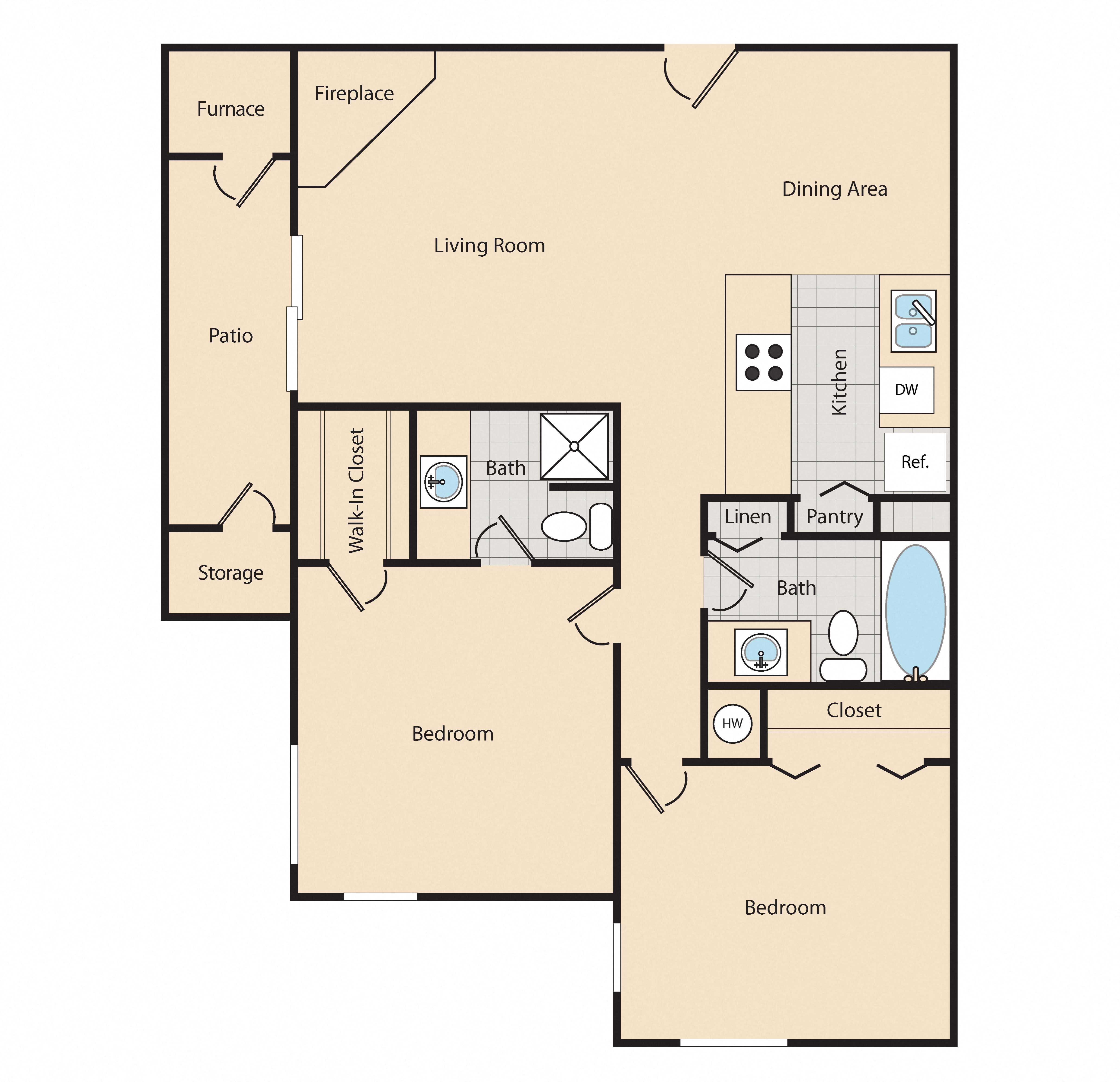Apartment Floor Plans and Layouts Concordia Apartments