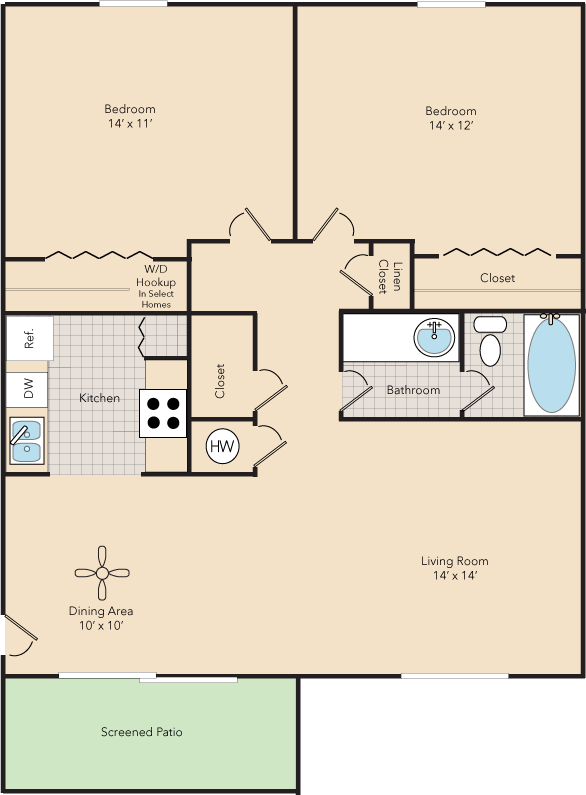 Deerpath On The Lake Apartments in Tampa