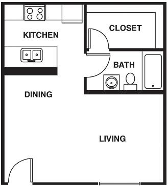 Floor Plans of Santa Cruz Apts in Tucson AZ