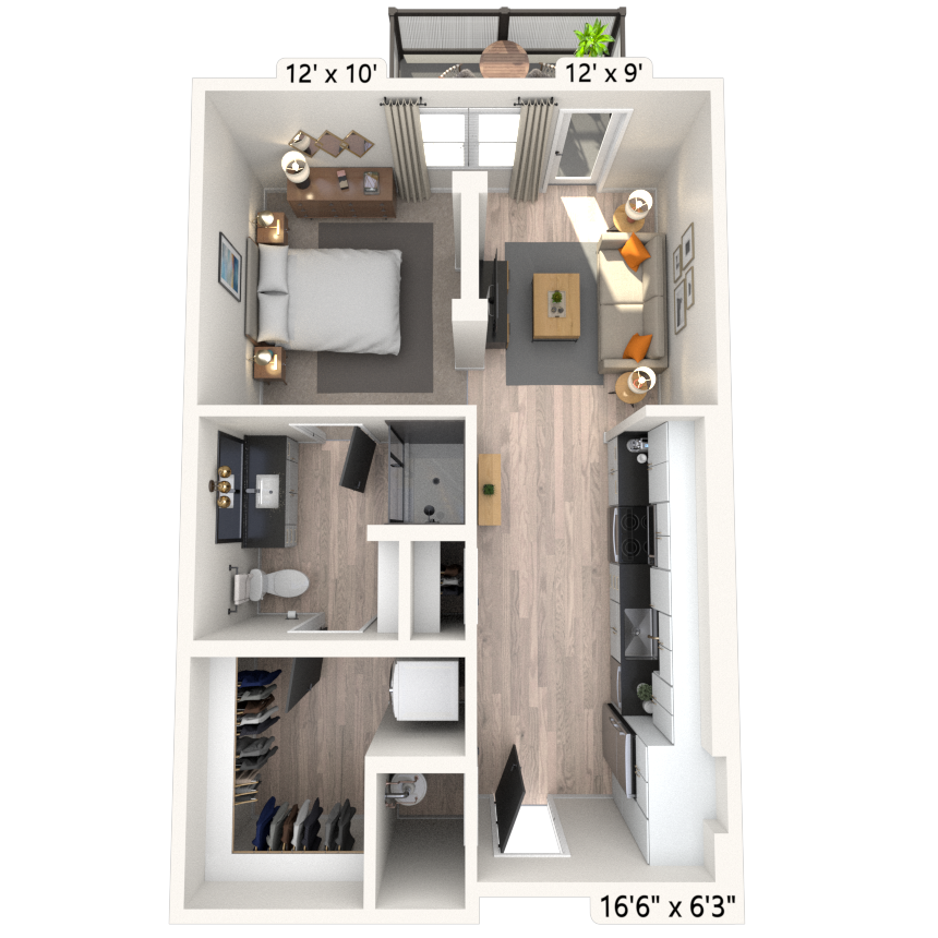 S8 0x1 617 SF-FP floor plan