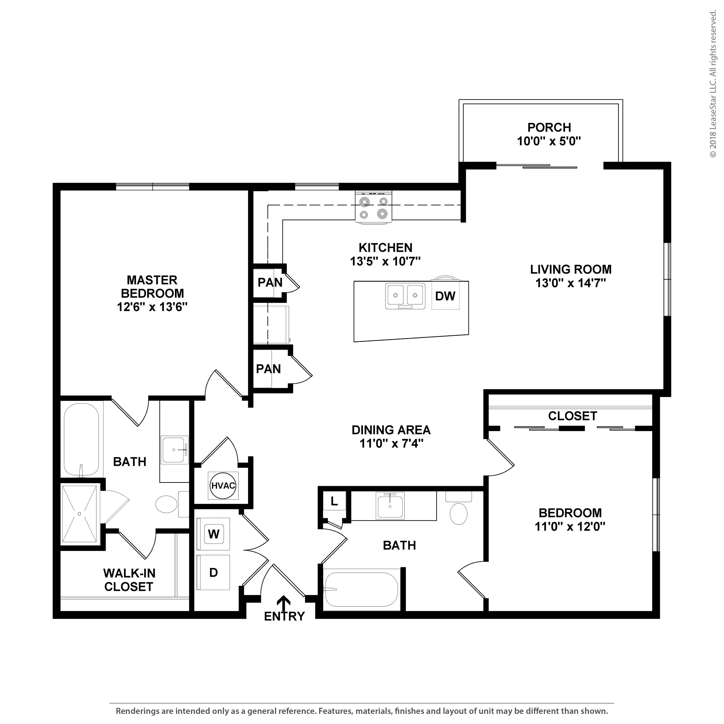 Floor Plan Image of Apartment Apt 239