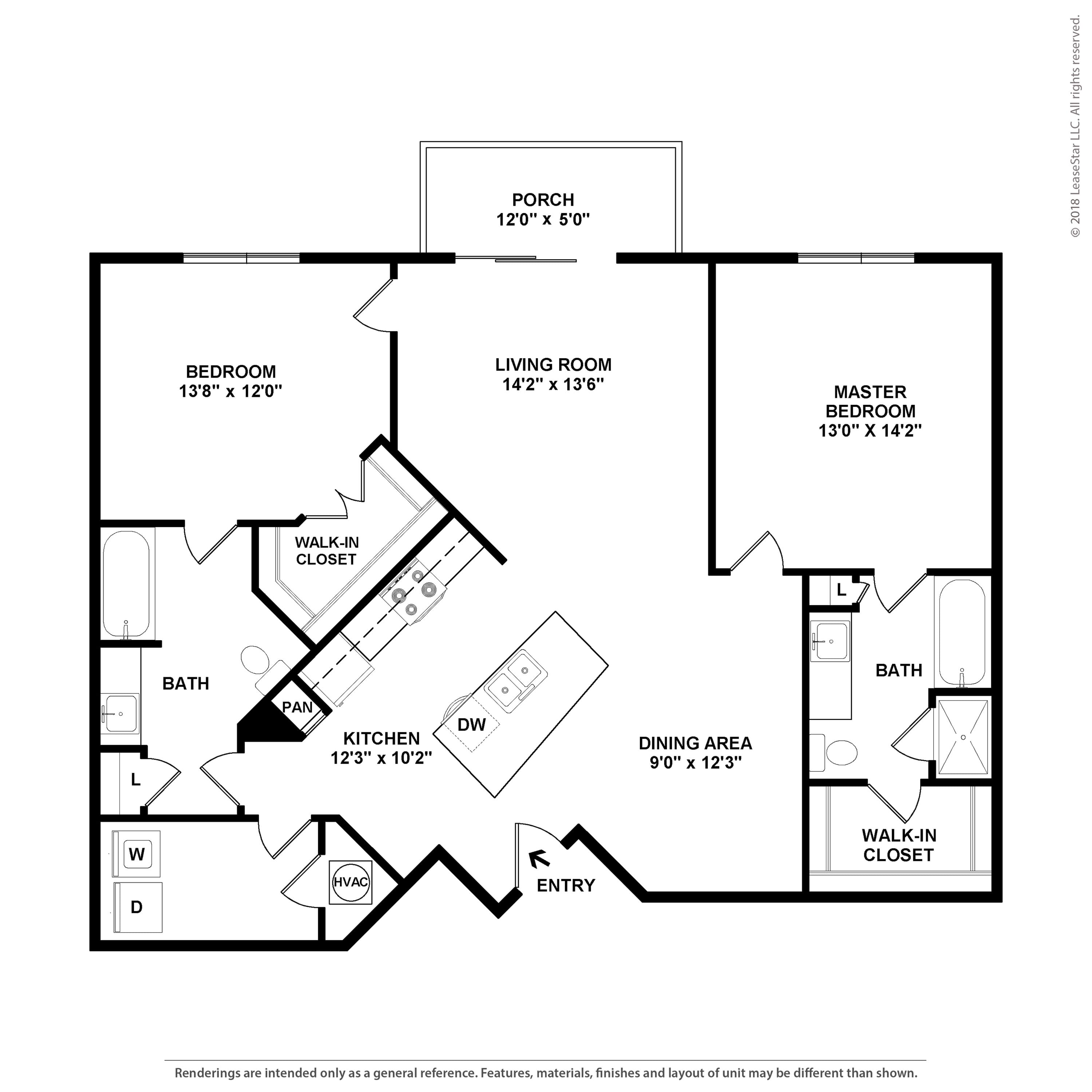 Floor Plan Image of Apartment Apt 149