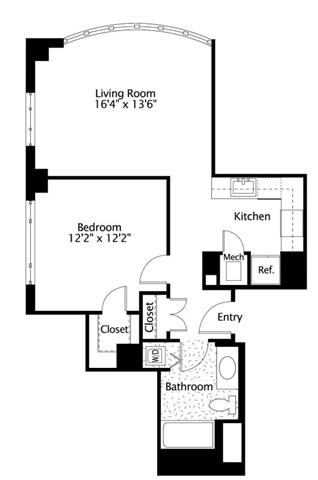 Apartment 1112 floorplan