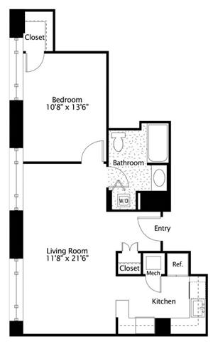 Apartment 0513 floorplan