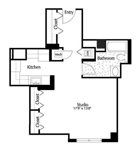 Apartment 0406 floorplan