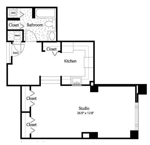 Apartment 0205 floorplan