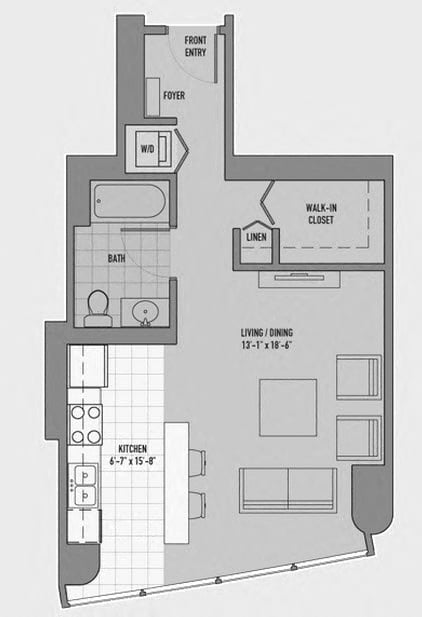Floor Plan Image of Apartment Apt 1503