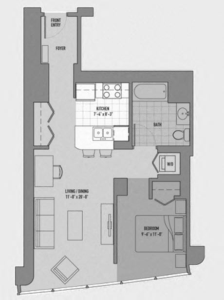 Floor Plan Image of Apartment Apt 4305