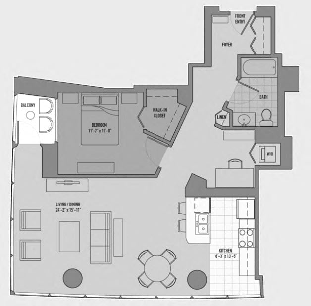 Floor Plan Image of Apartment Apt 2609