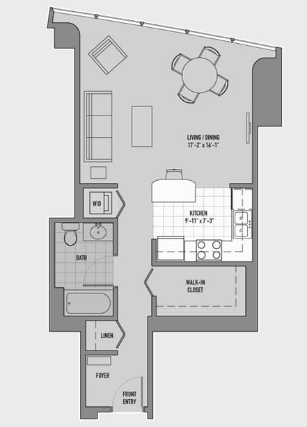 Floor Plan Image of Apartment Apt 1004