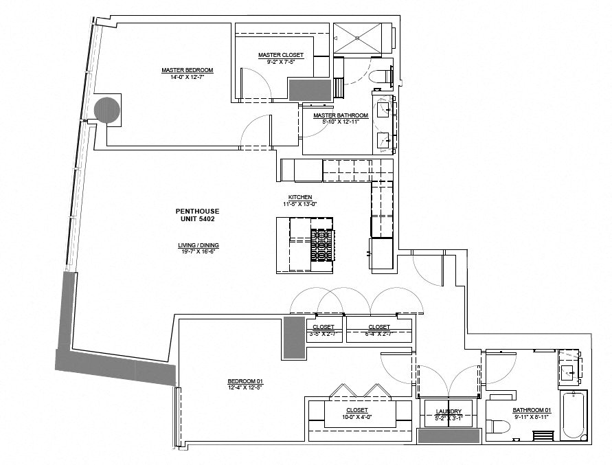 Floor Plan Image of Apartment Apt 5402