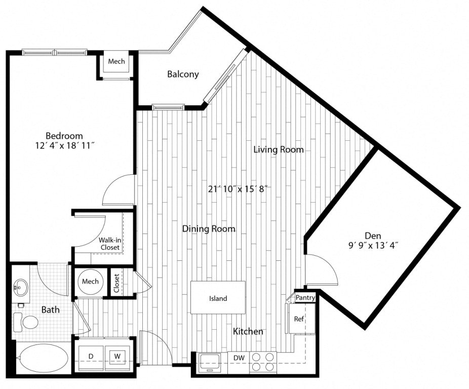 Apartment 50-527 floorplan