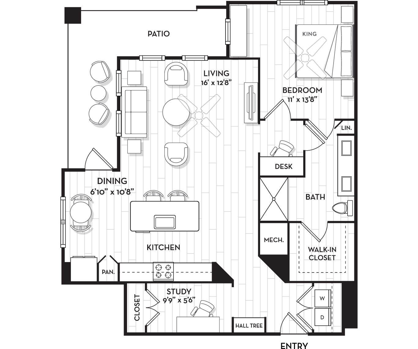 The Ashley floor plan