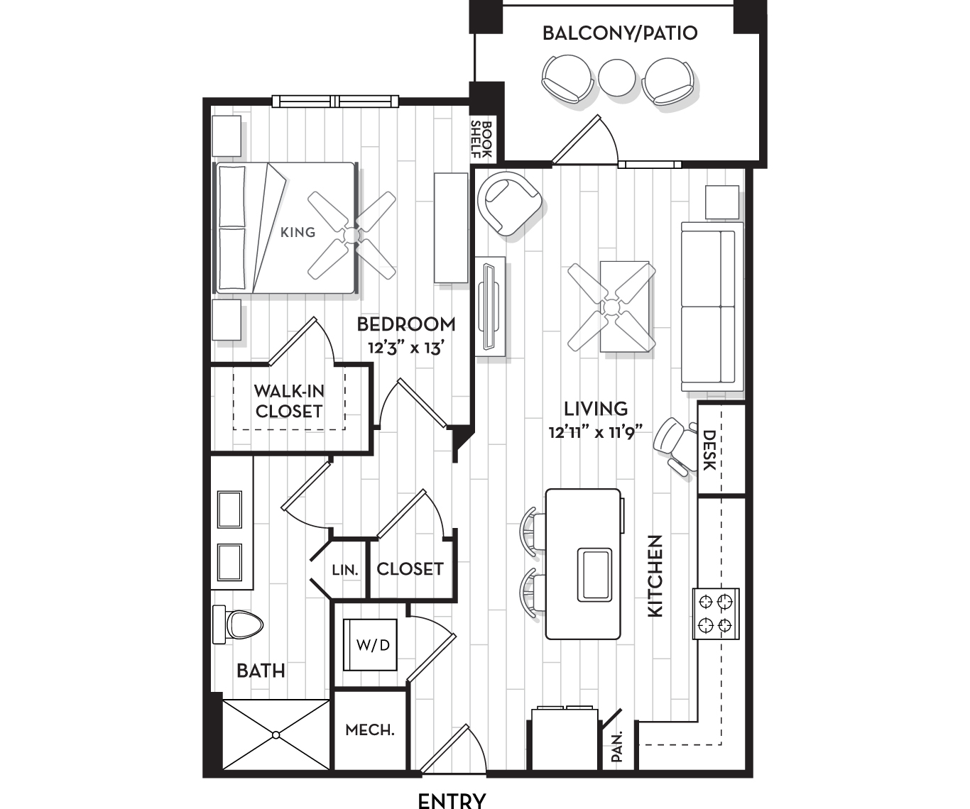 The Folly floor plan