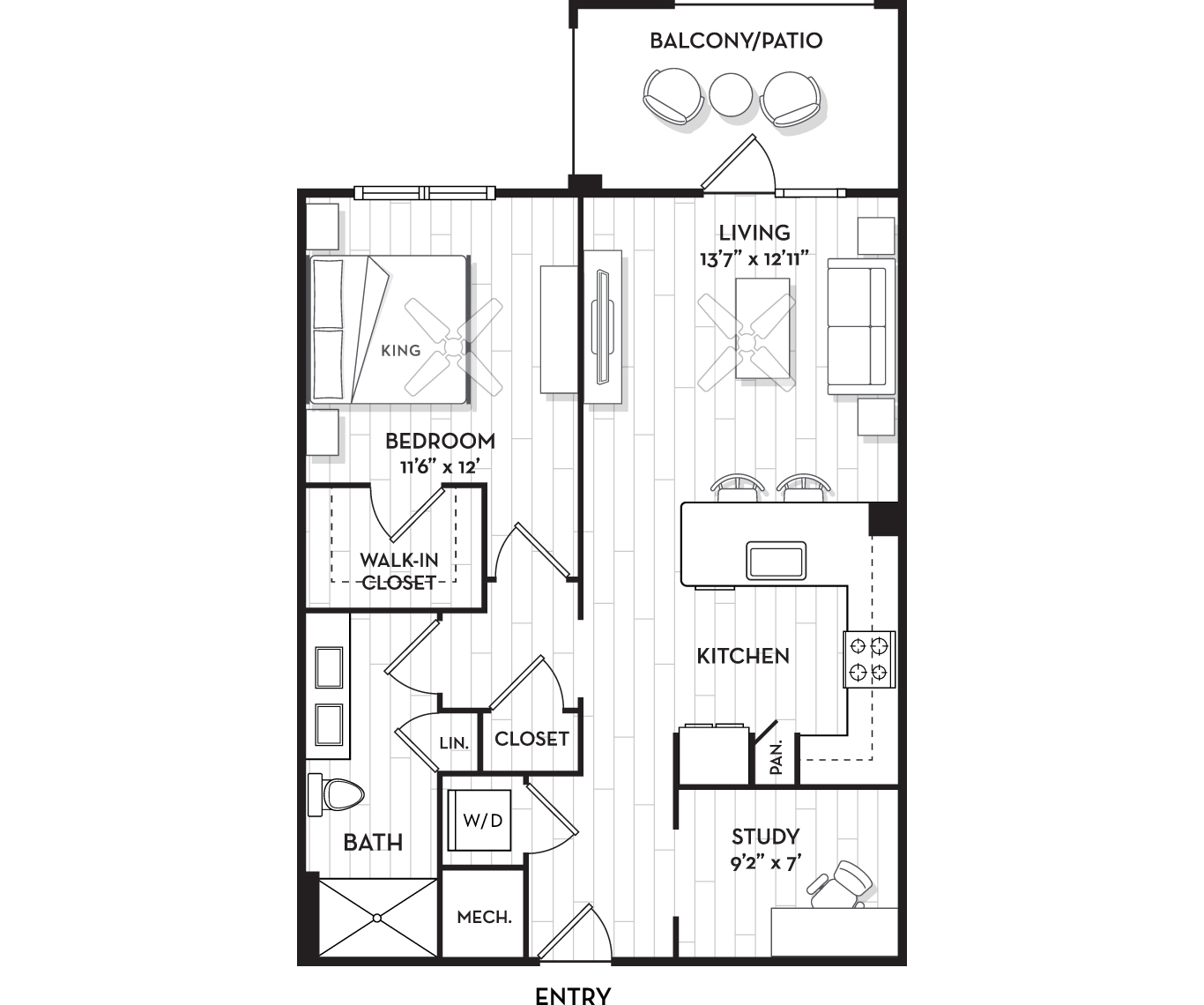 The Seagrass floor plan