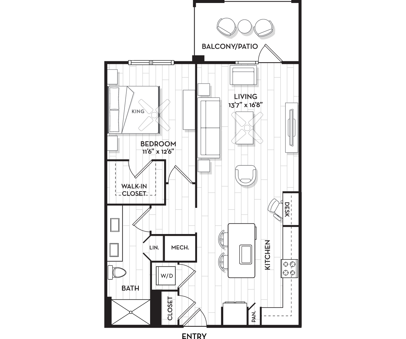 The Sullivan floor plan