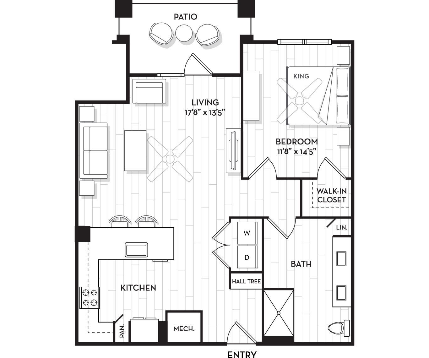The Marsh floor plan