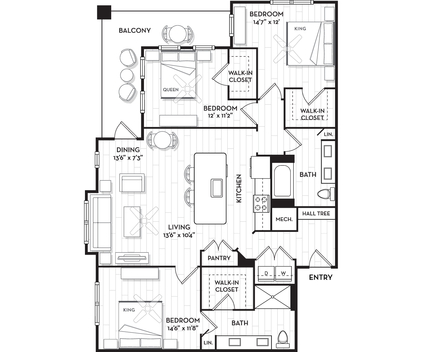 The Breakwater floor plan