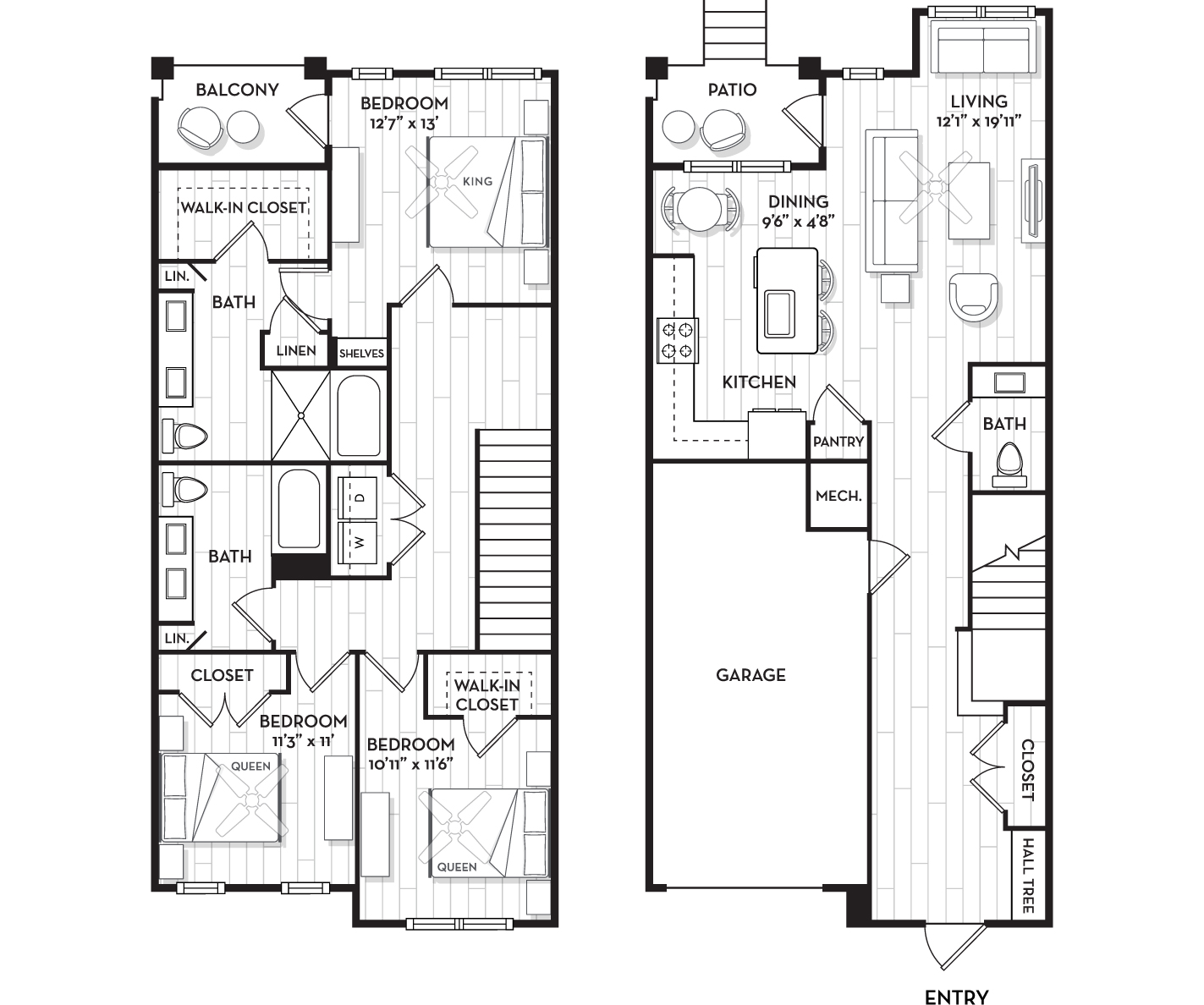 The Waterline floor plan