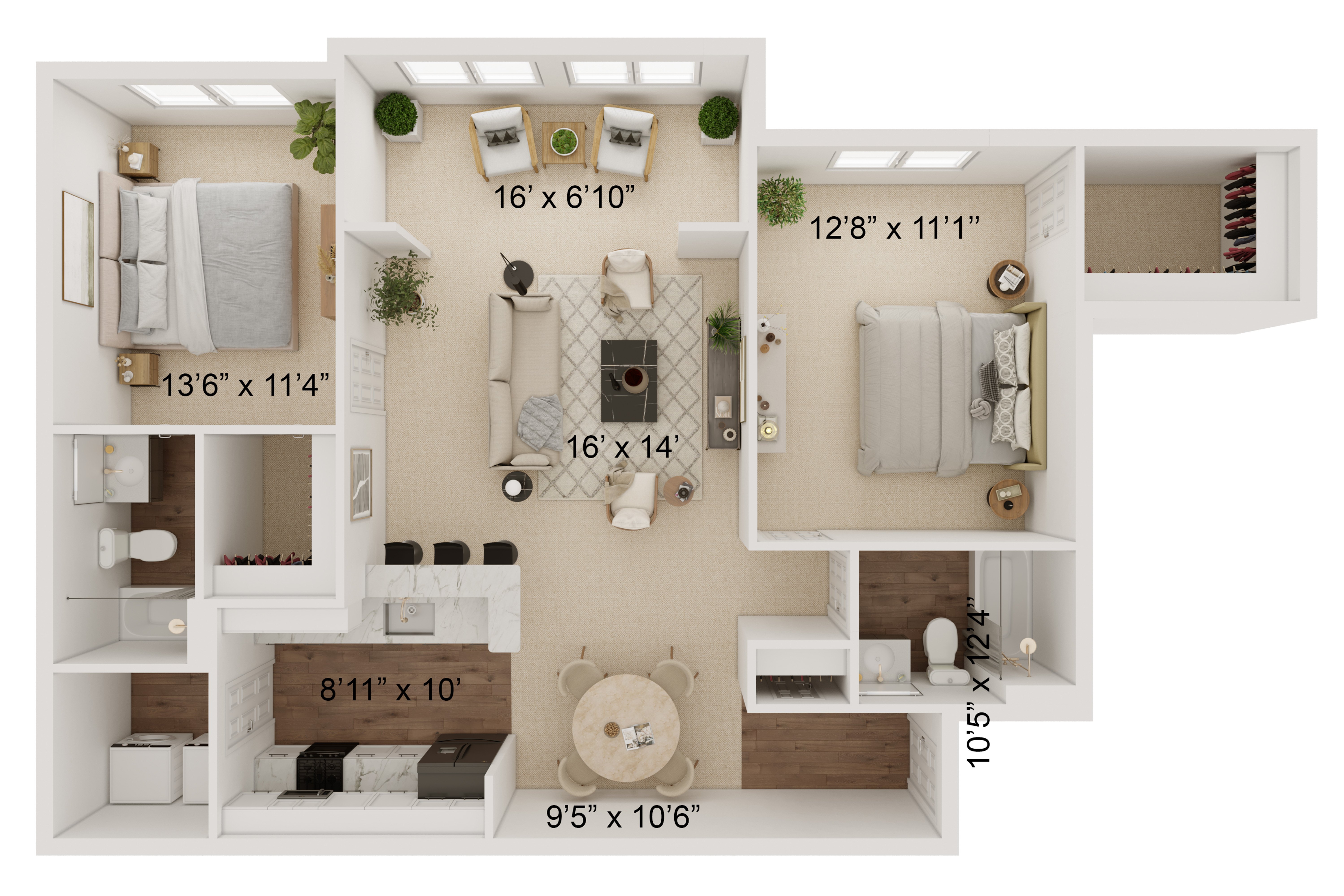 Hulling B2D floor plan