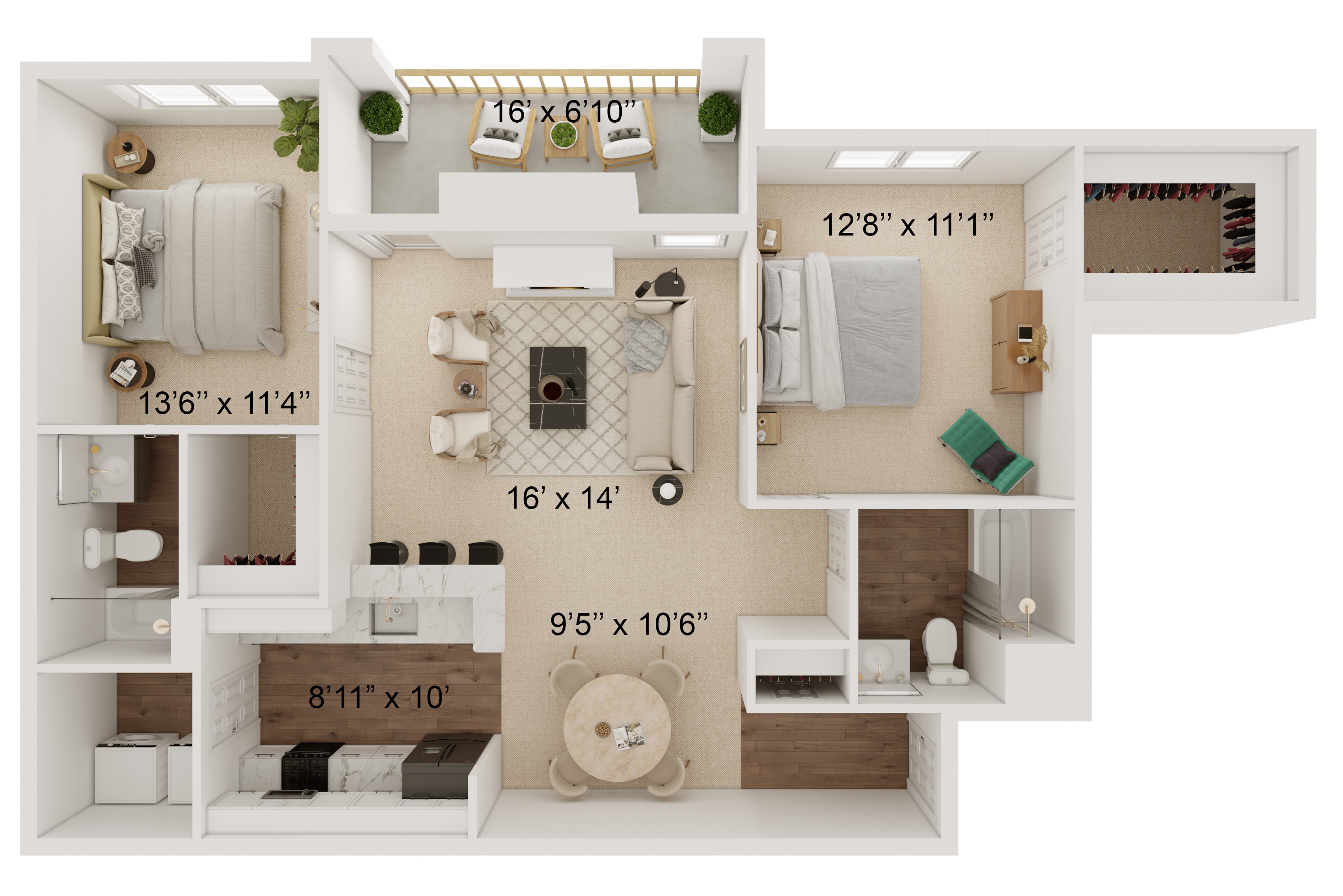 Pritchell Reno Quartz B2C floor plan