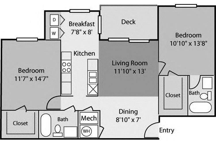 Brooks Reno Quartz B2C floor plan