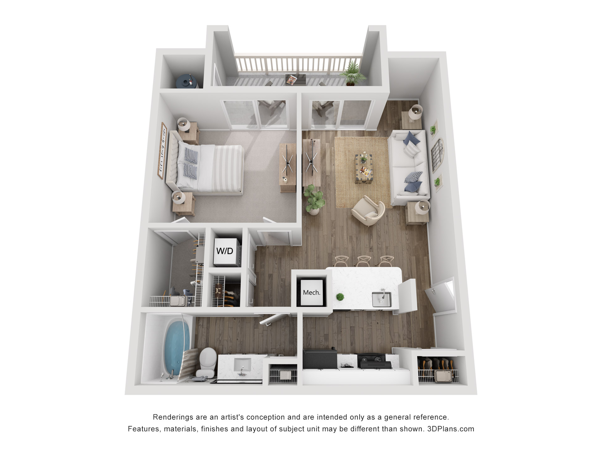Cypress Reno Quartz A1A floor plan