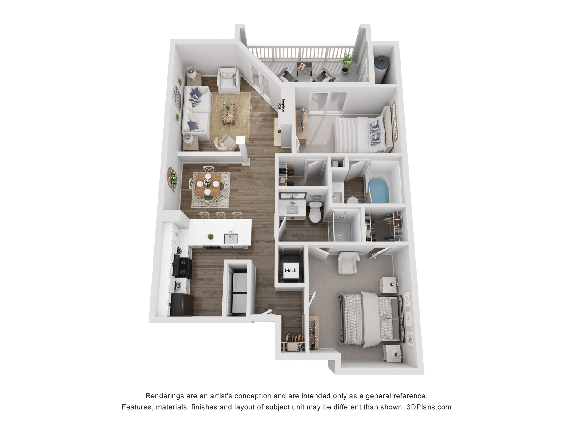 Magnolia B2A floor plan
