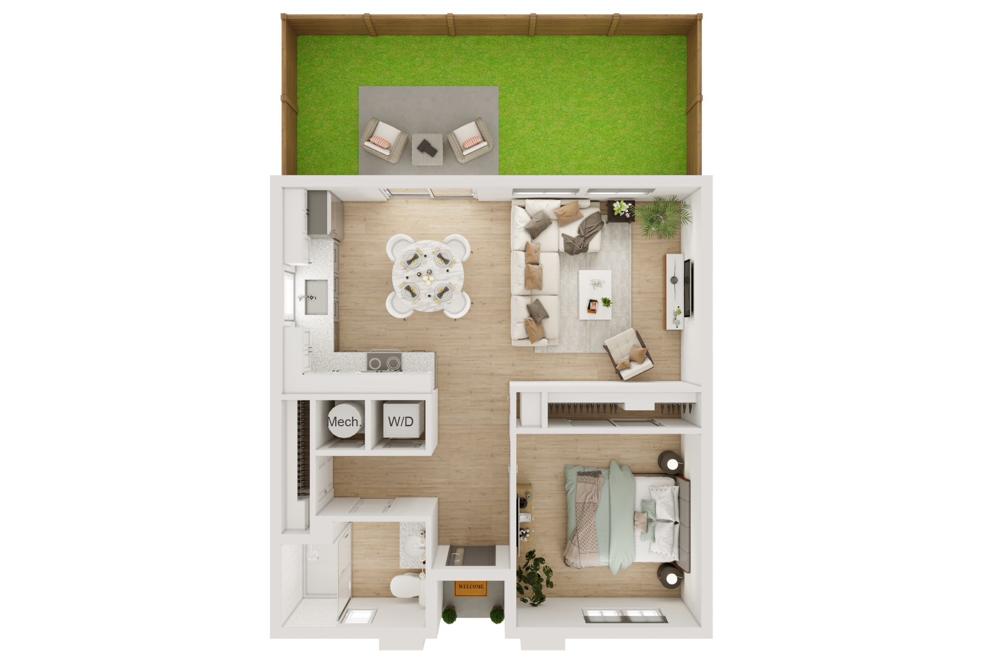 A1 floor plan