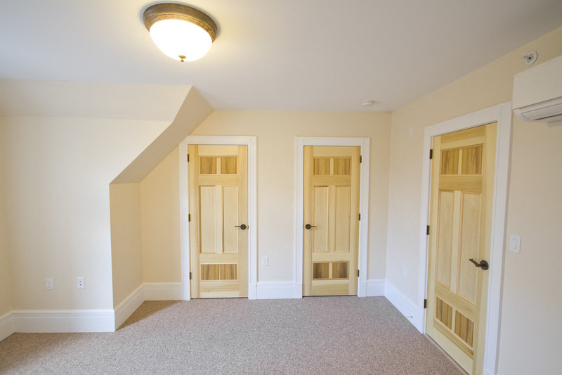 Living room and closet/room doors