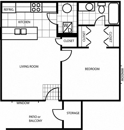 1 2 Bedroom Apartments In Flagstaff Country Club Vista