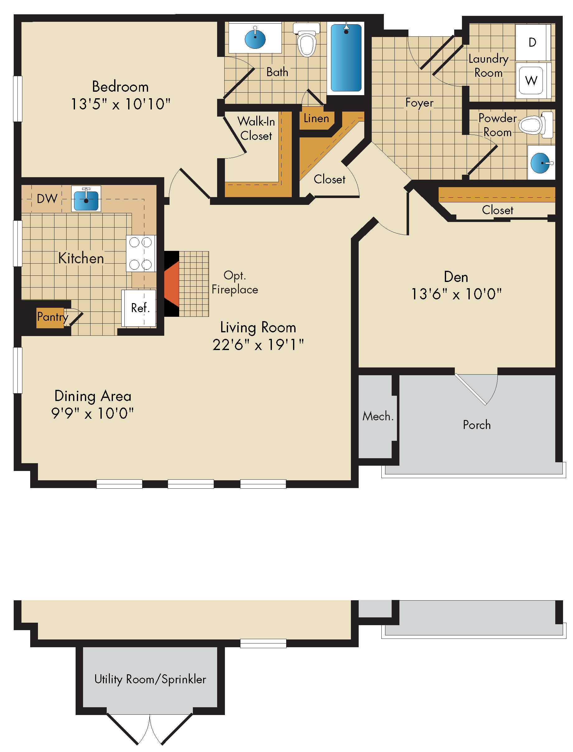 Apartment 374 floorplan