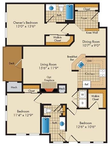 Apartment 111 floorplan
