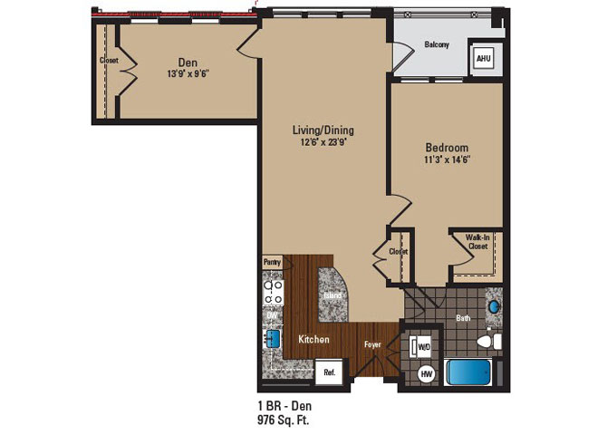 Floor Plan Image of Apartment Apt 274