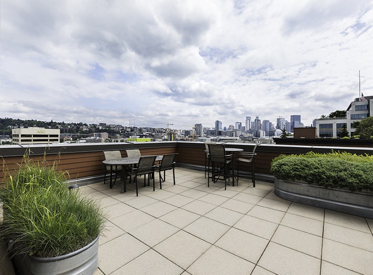 apartment resident rooftop lounge