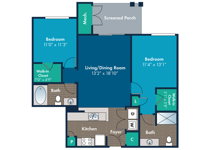 1, 2 & 3 Bedroom Apartments in Lexington Park, MD