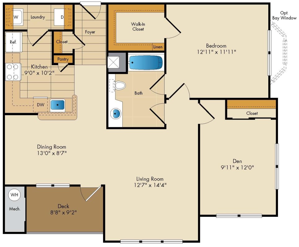 Apartment 462 floorplan