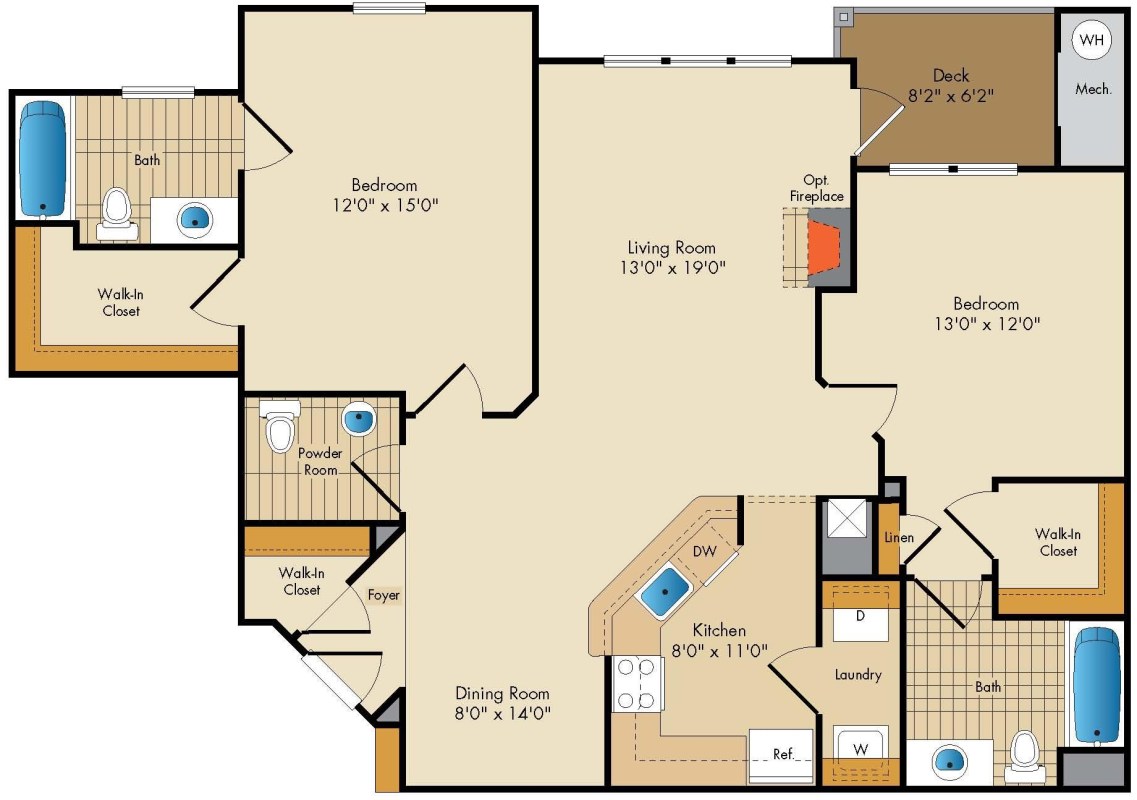 Apartment M439 floorplan