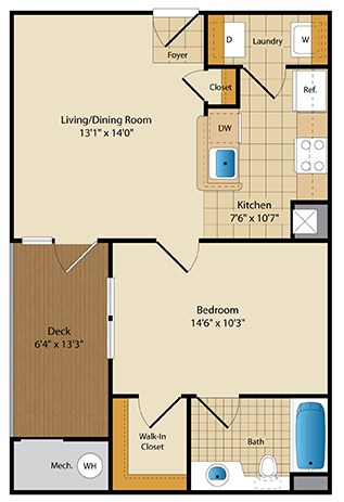 Apartment 170 floorplan