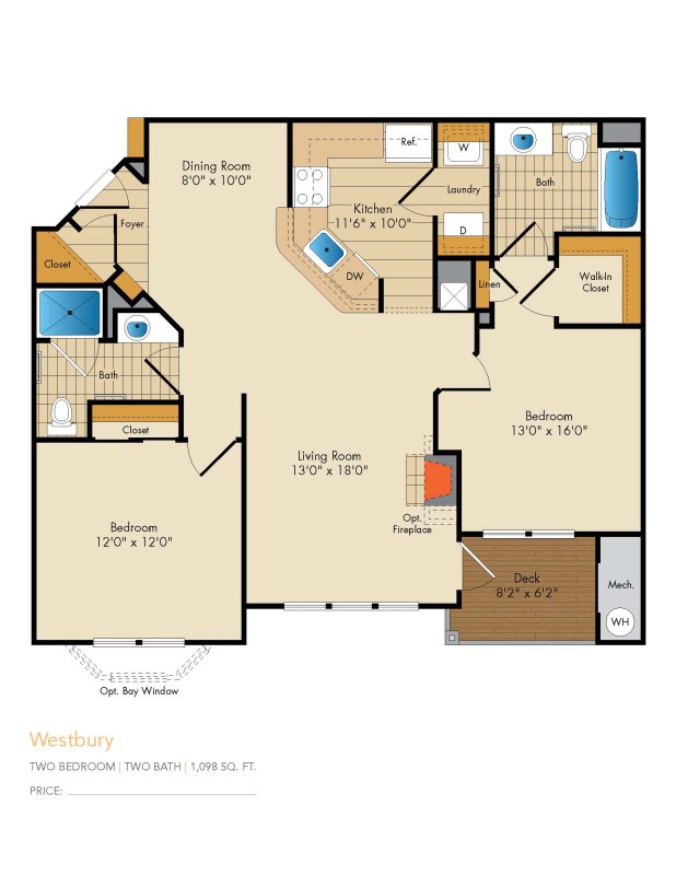 Apartment M137 floorplan