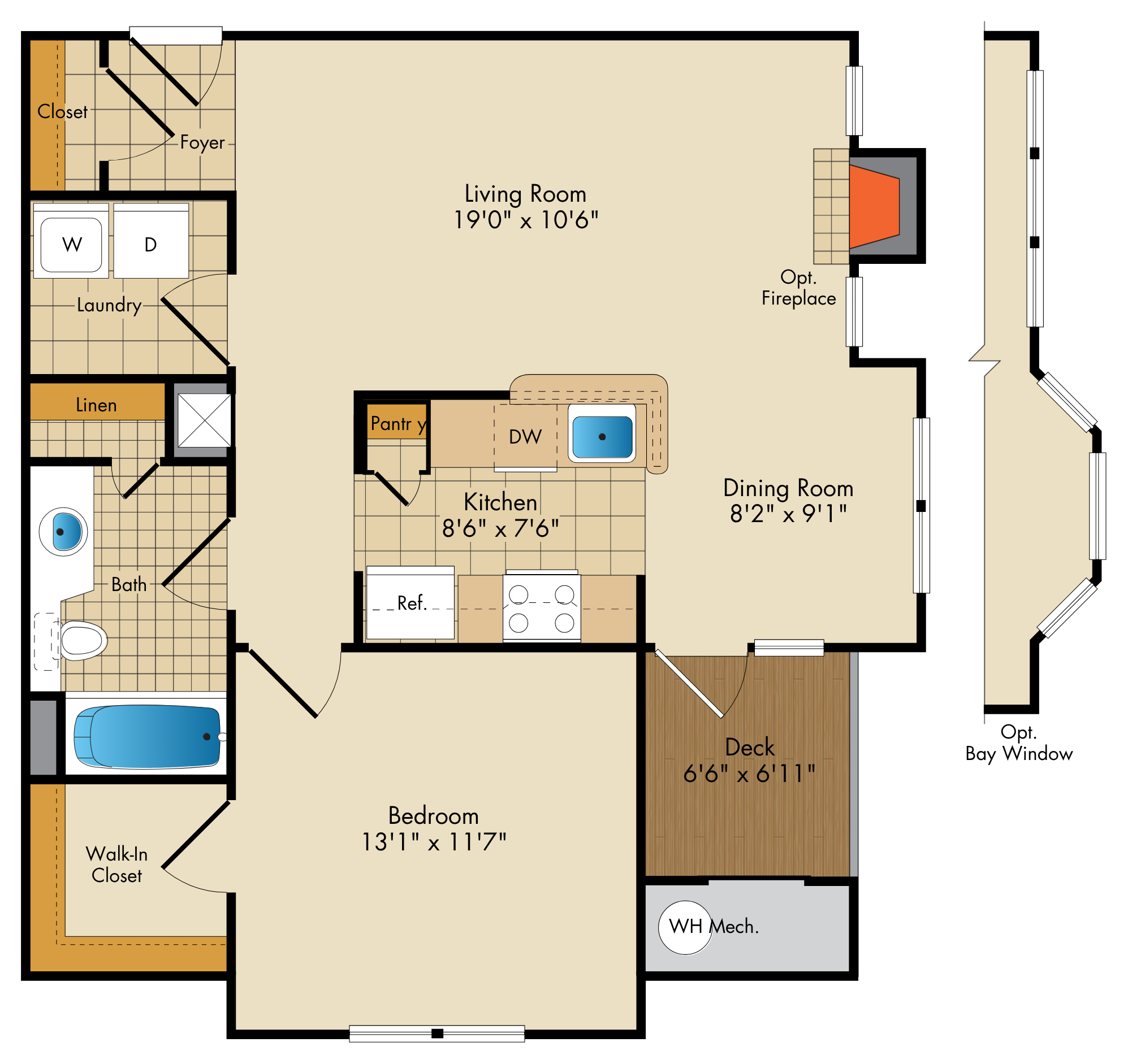 Apartment 235 floorplan