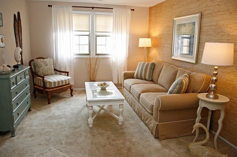 Furnished Living Room at Holiday Gate Apartments, Dundalk, MD, 21222
