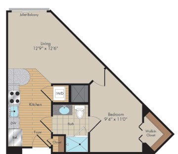 Apartment 269 floorplan