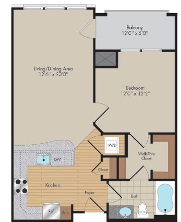 Apartment 456 floorplan
