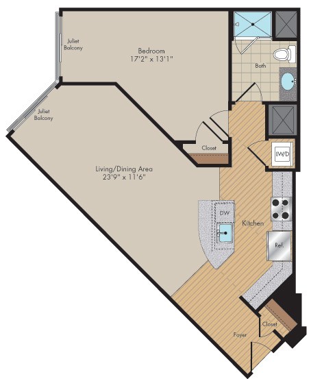 Apartment 435 floorplan