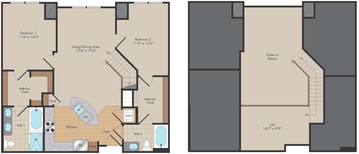 Apartment 603 floorplan