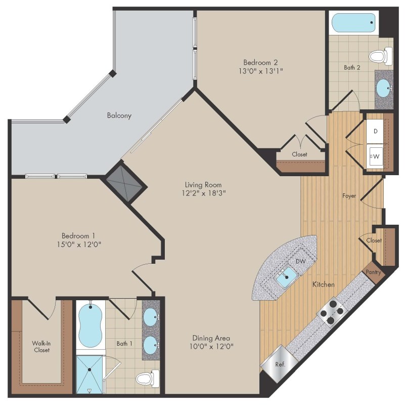 Apartment 360 floorplan
