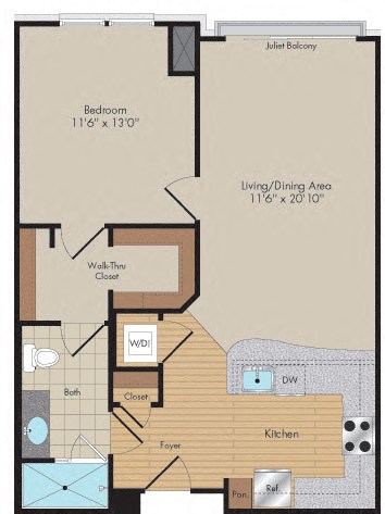 Apartment 285 floorplan