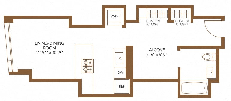 Apartment 2203 floorplan